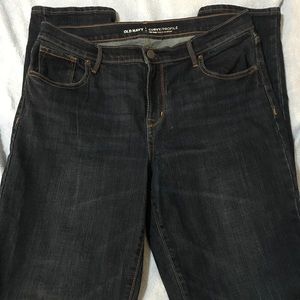 Old Navy Curvy Mid-Rise Straight Jeans